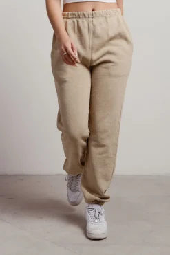 Tobi Everyday French Terry Sweatpants - Olive