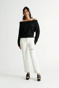 Tobi Extra Sweet Off The Shoulder Sweater -