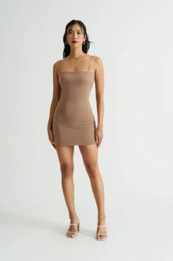 Tobi Fall In Line Cami Bodycon Mini Dress - Black