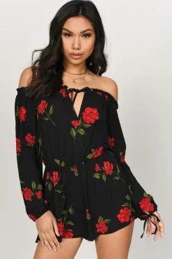 Tobi Farrah Floral Romper -