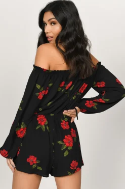 Tobi Farrah Floral Romper -