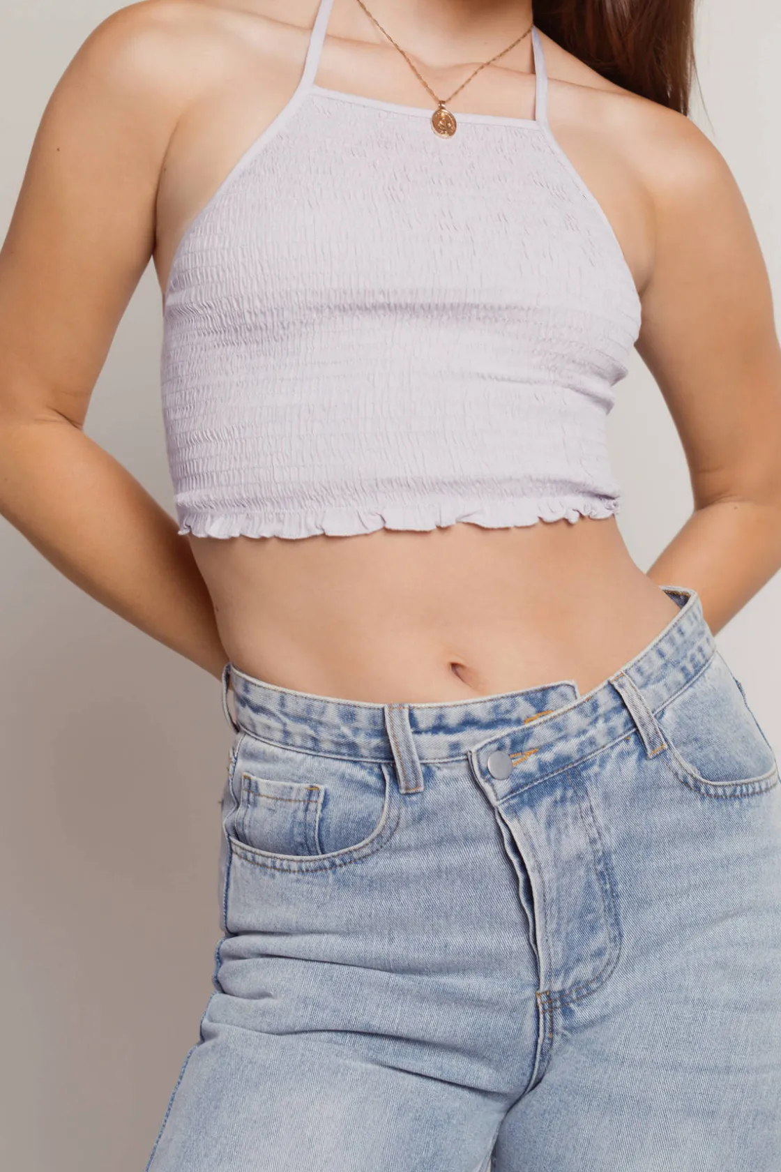 Tobi Feel Good Crop Top - Olive