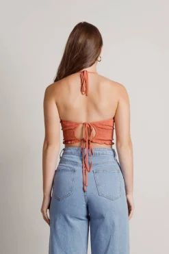 Tobi Feel Good Crop Top - Olive