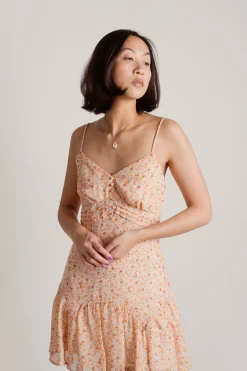 Tobi Feeling So Pretty Floral A-line Mini Dress -