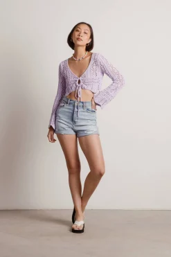 Tobi Festive Minds Crop Top -