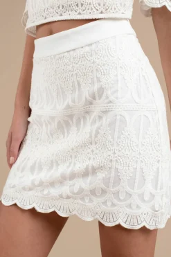 Tobi Finders Keepers Awake Lace Mini Skirt -