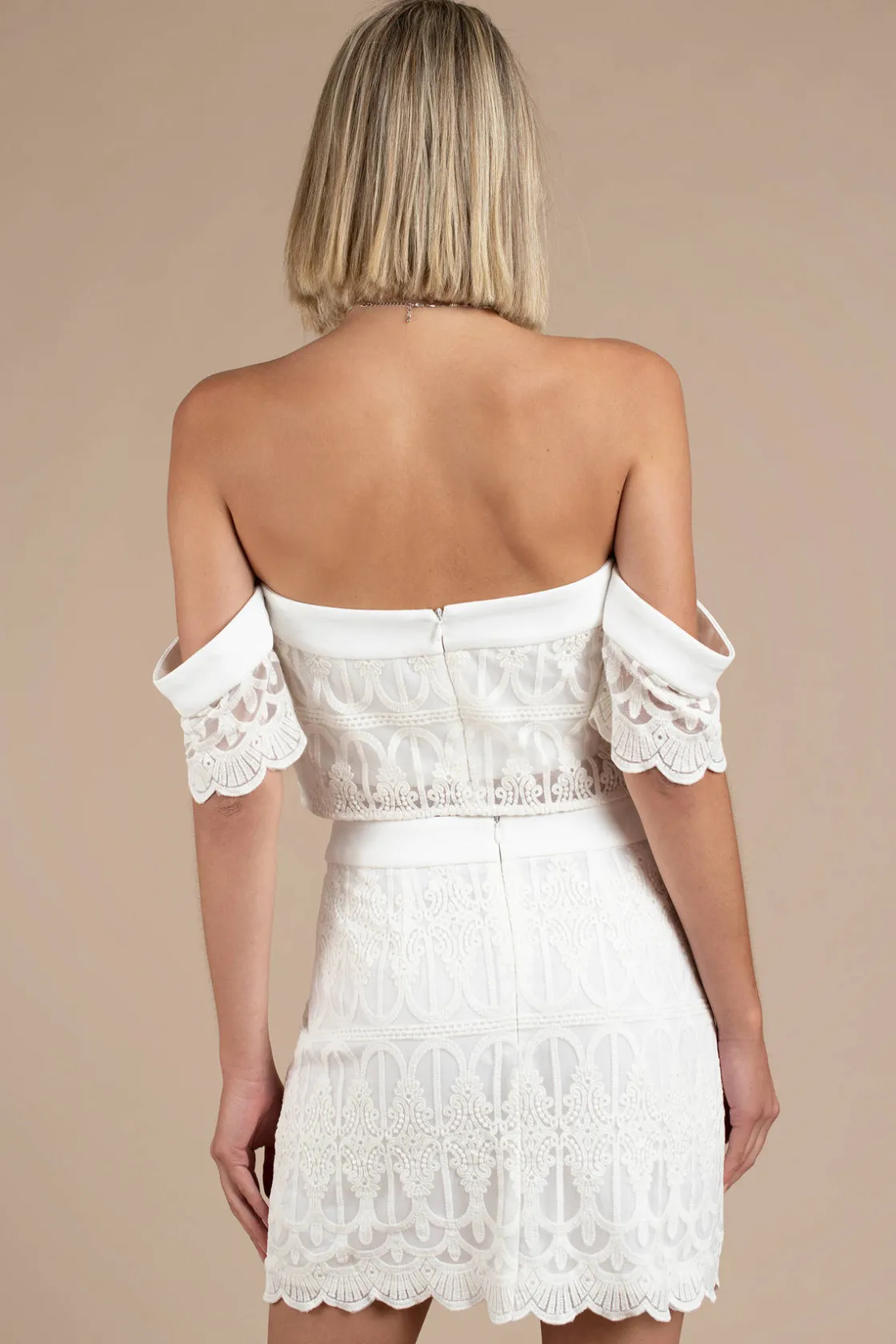 Tobi Finders Keepers Awake Lace Mini Skirt -