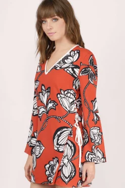 Tobi Finders Keepers Fly Away Long Sleeve Mini Dress -