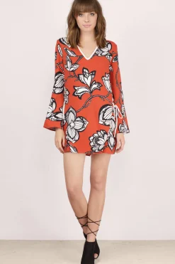 Tobi Finders Keepers Fly Away Long Sleeve Mini Dress -