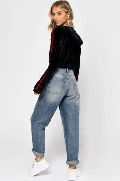 Tobi First Love Velvet Hoodie -