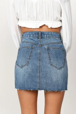 Tobi Florence Denim Mini Skirt -