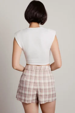 Tobi Forbidden Fruit Pleated Skort -
