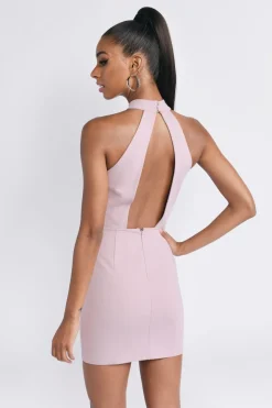 Tobi Forever Choker Lace Up Mini Dress -