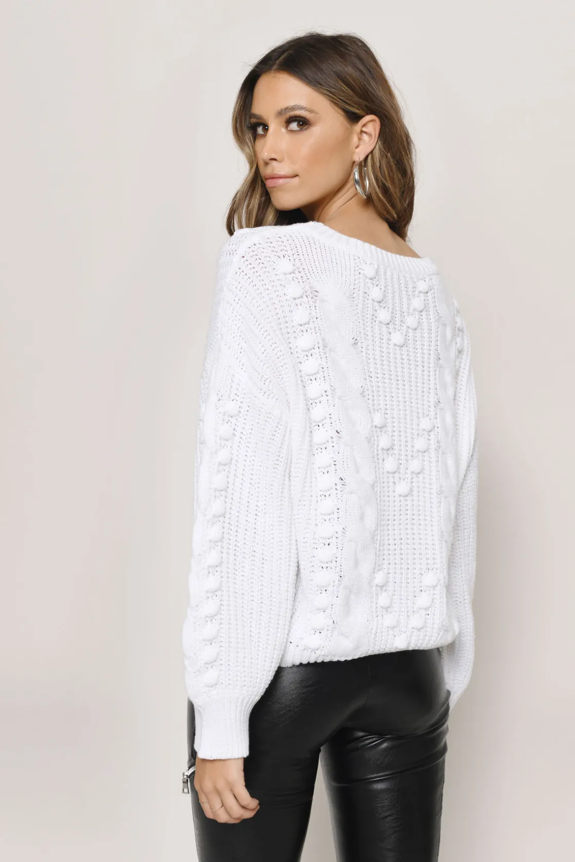 Tobi Forever Ours Knit Sweater - Mocha