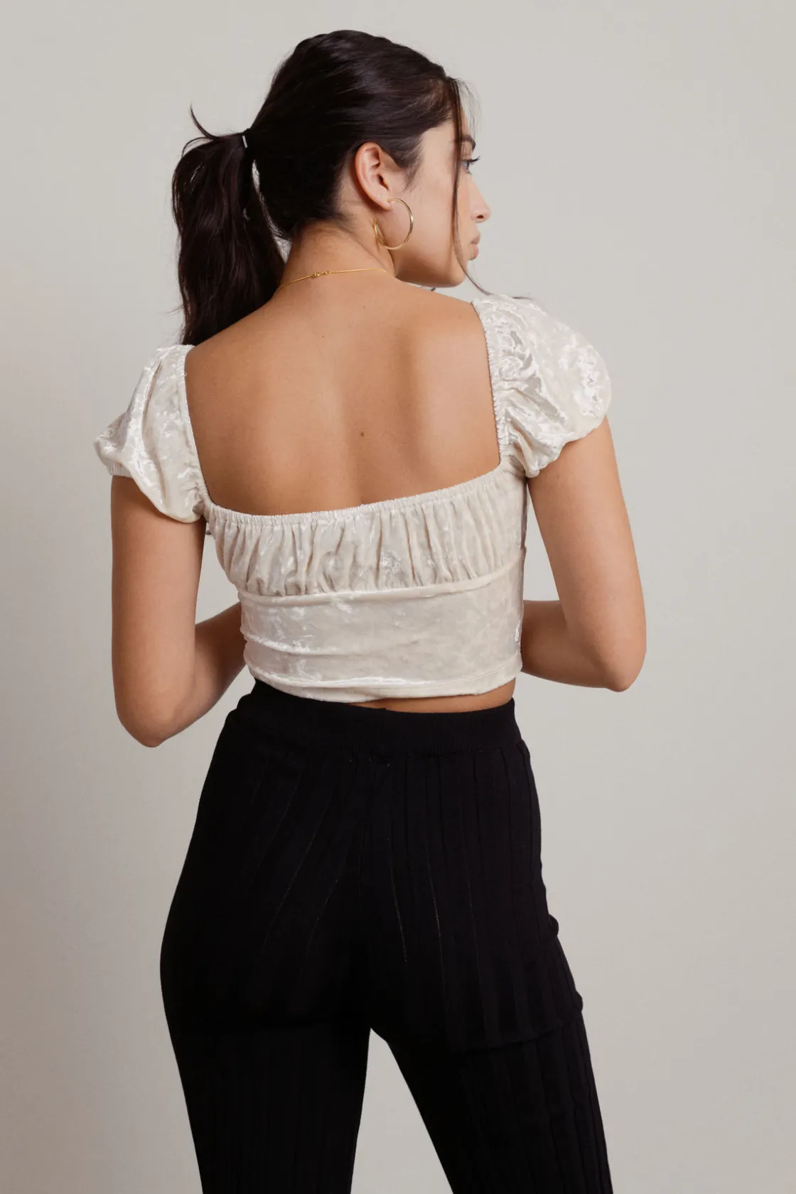 Tobi Forget It All Crop Top -