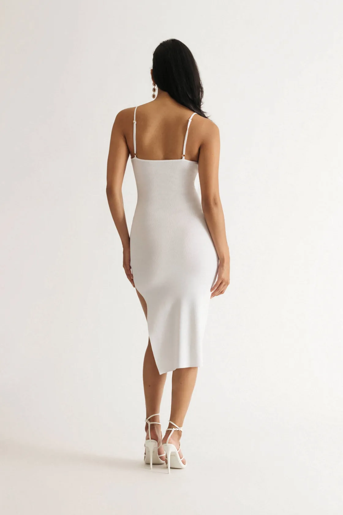 Tobi Forget My Name Cami Slit Midi Dress -