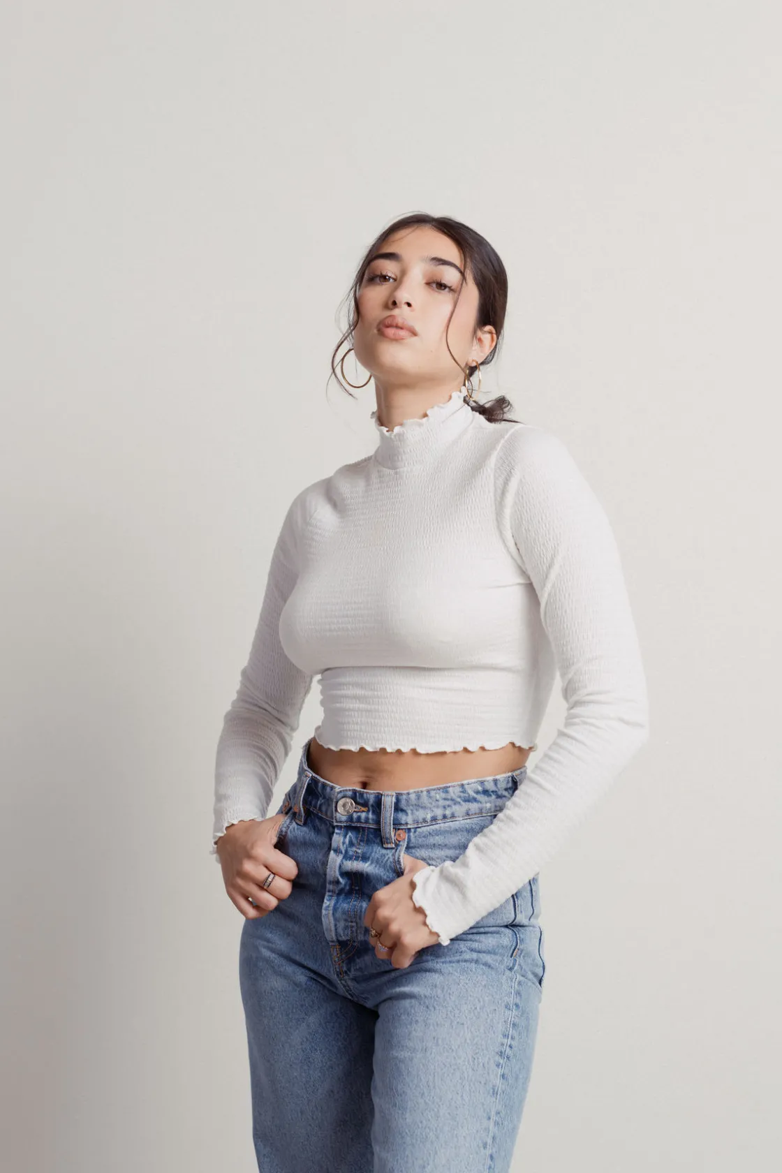 Tobi Fortunate Crop Top -