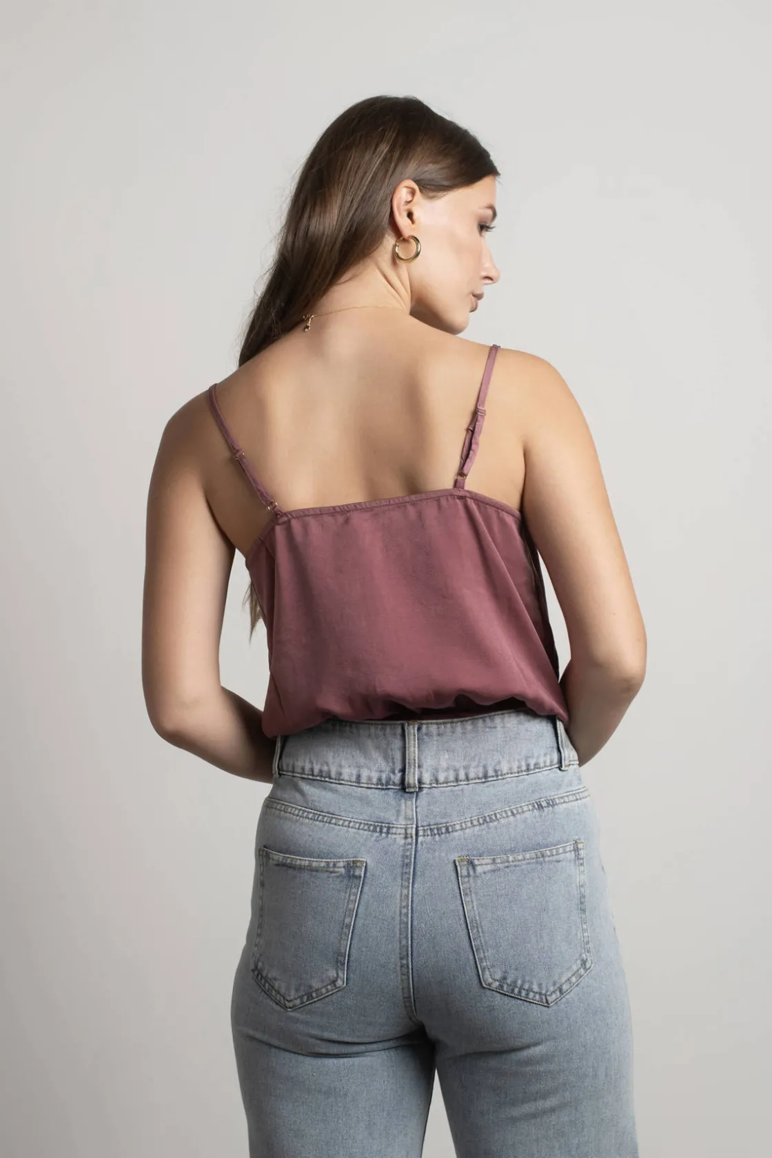 Tobi Fortune Cowl Neck Bodysuit - Sage