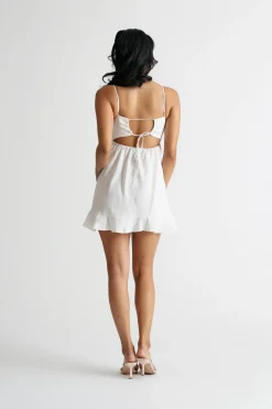 Tobi Frances Tie Back Skater Mini Dress