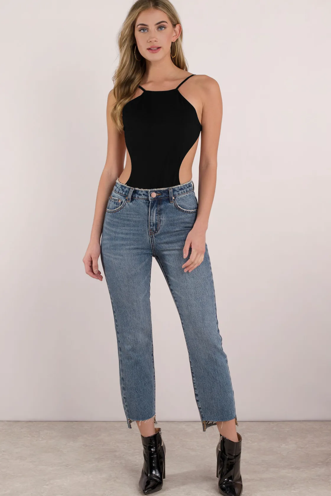 Tobi Frankie Backless Bodysuit - Mocha