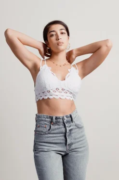 Tobi Free Spirit Lace Bralette - Black