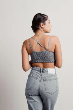 Tobi Free Spirit Lace Bralette - Black