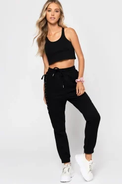 Tobi French Kiss Jogger Pants - Wine