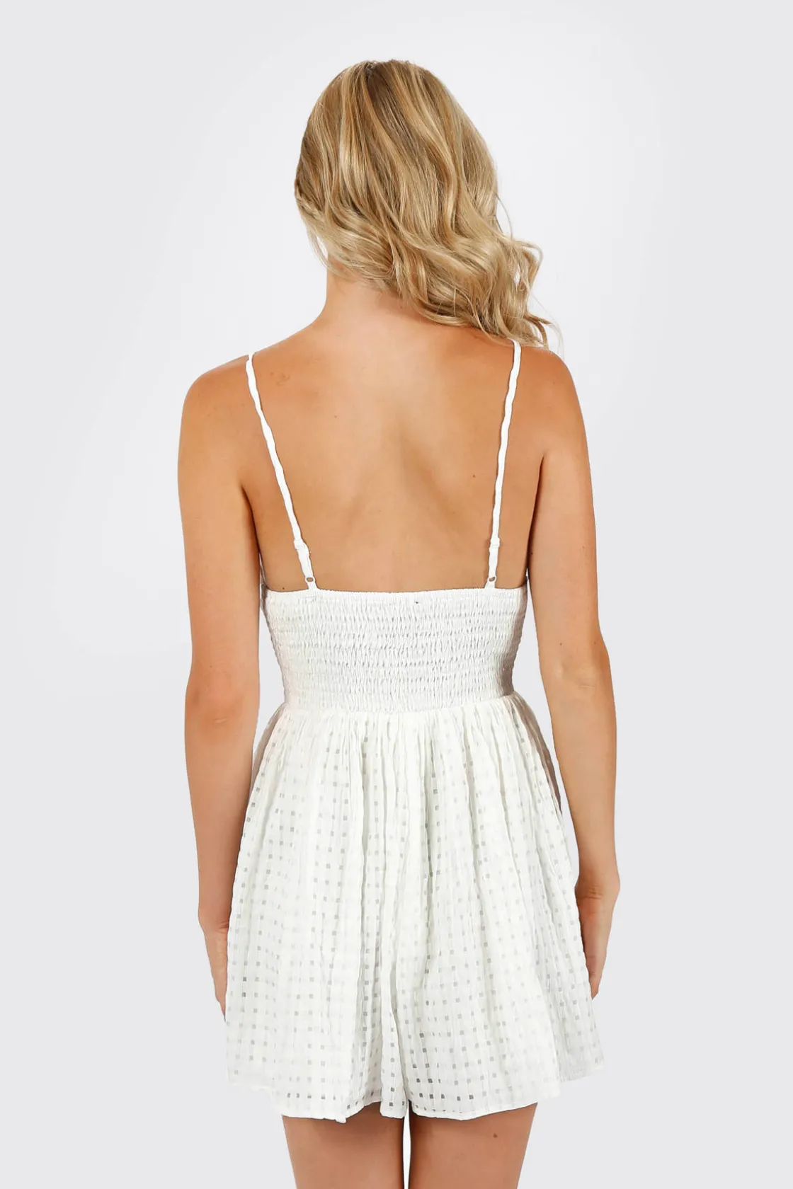 Tobi Freya Tie Front Romper -