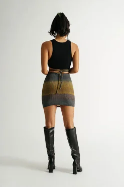 Tobi Fun Night Out Ruched Mini Skirt -