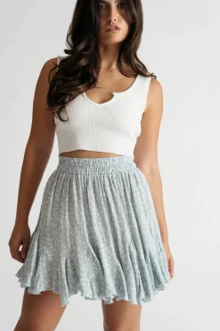 Tobi Fun Times Flowy Mini Skirt -