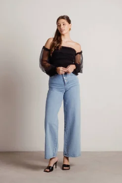 Tobi Funs & Frills Smocked Top -