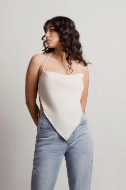 Tobi Future Feels Satin Crop Top -