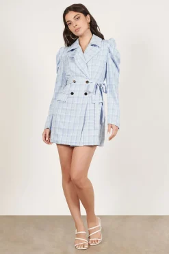 Tobi Future Wave Belted Blazer Mini Dress -