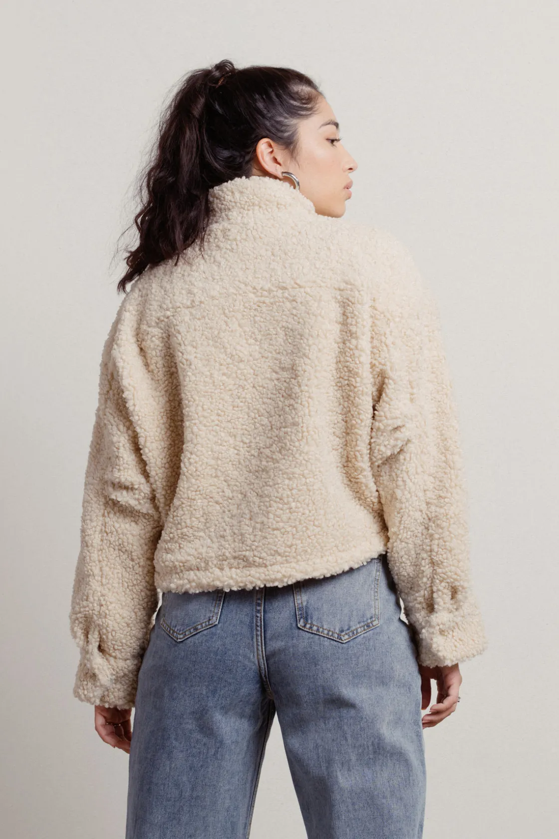 Tobi Fuzzy Wuzzy Sherpa Jacket -