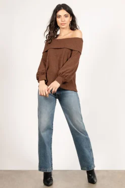Tobi Gabby Off The Shoulder Sweater -