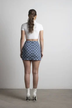 Tobi Game On Checkered Mini Skirt -