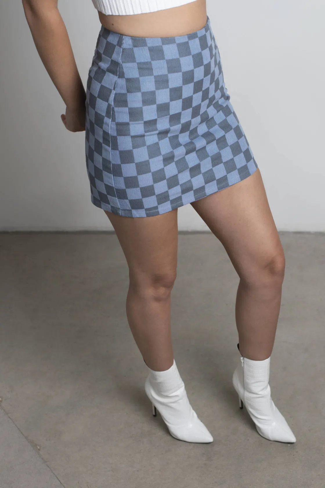 Tobi Game On Checkered Mini Skirt -
