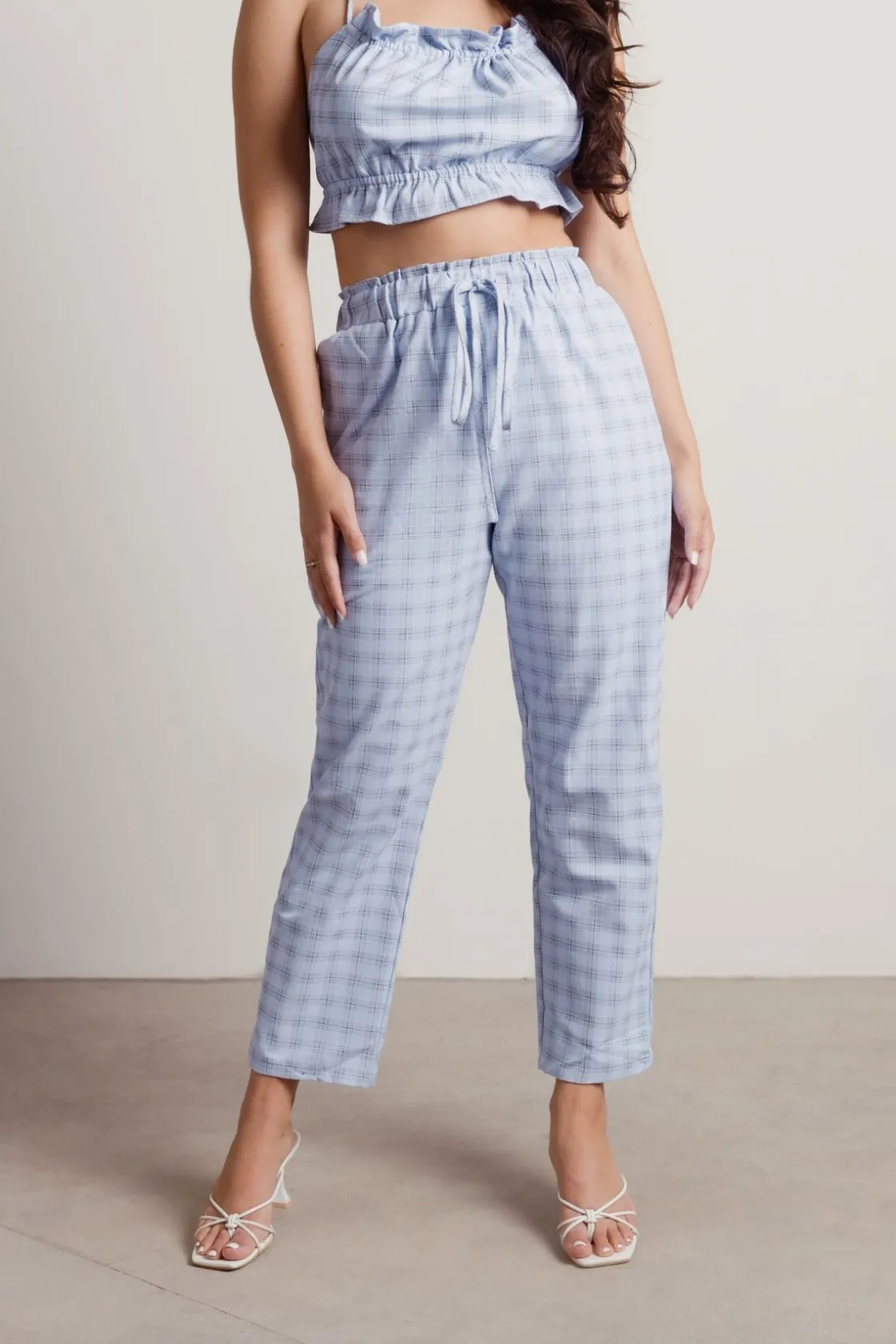Tobi Get A Clue Plaid Pants -