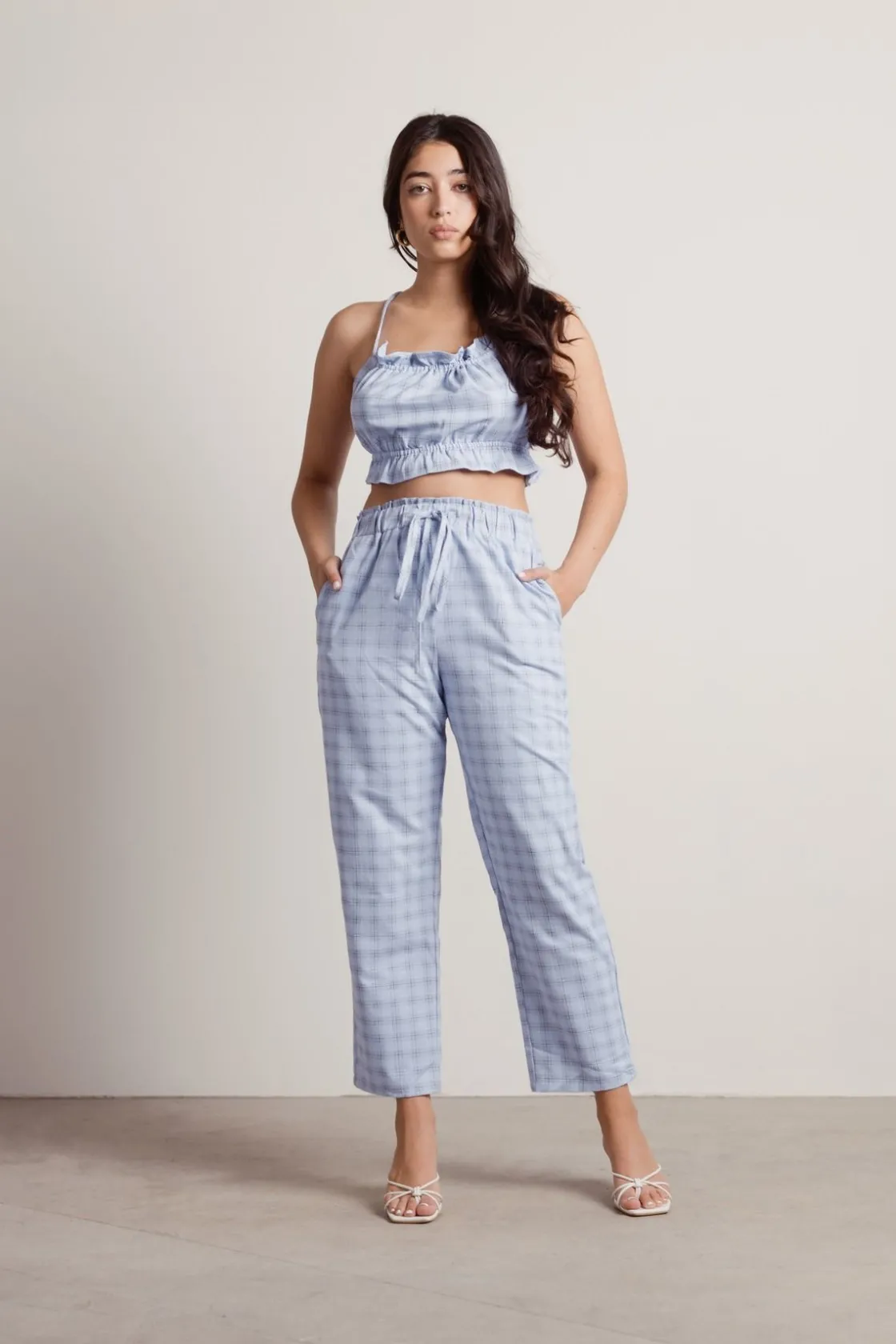 Tobi Get A Clue Plaid Pants -