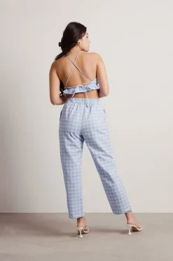 Tobi Get A Clue Plaid Pants -
