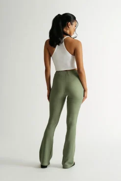 Tobi Get Out Knit Pants - Green