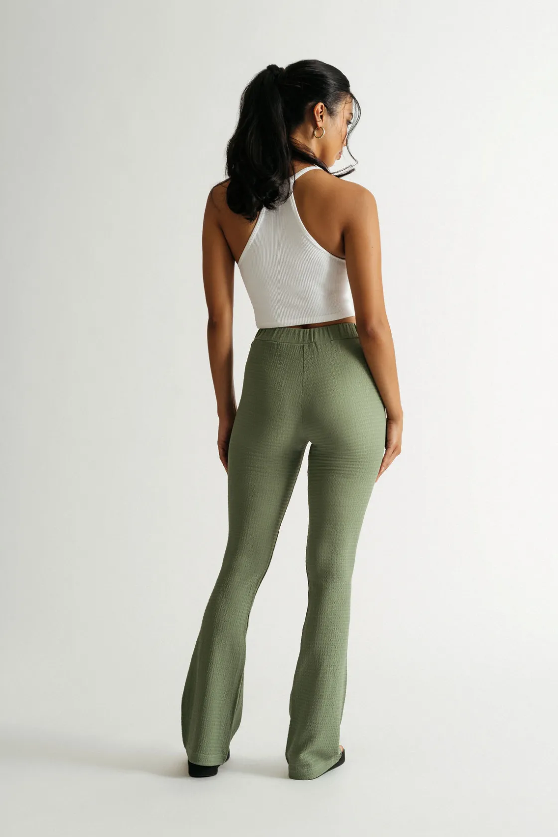 Tobi Get Out Knit Pants - Green