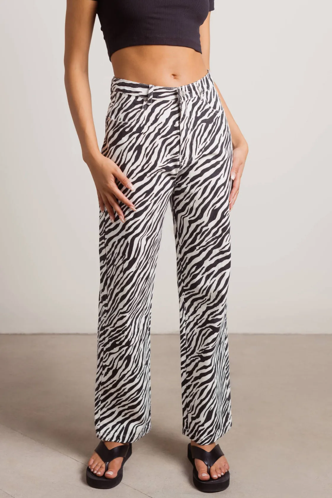 Tobi Gimme Attention Straight Leg Pants -