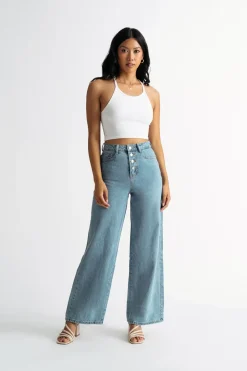 Tobi Glassell Park Wide Leg Jeans -