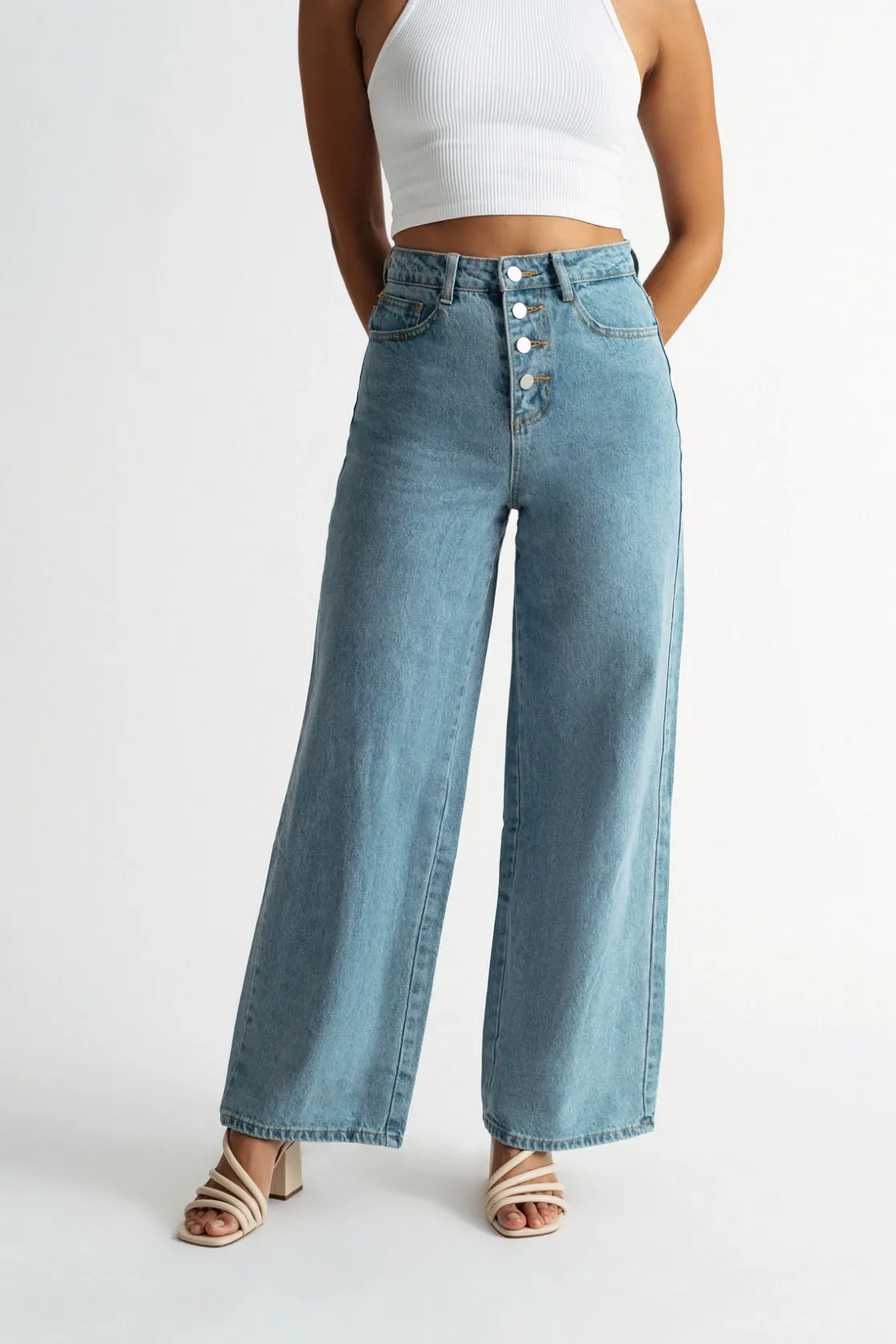 Tobi Glassell Park Wide Leg Jeans -