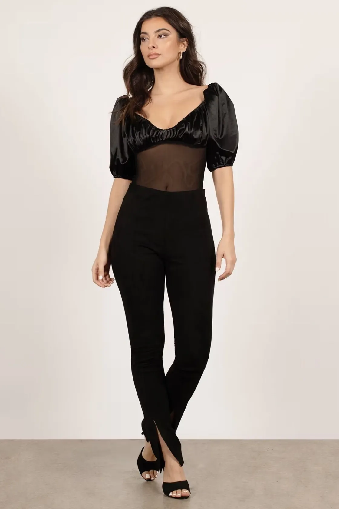 Tobi Go All Out Mesh Bodysuit -