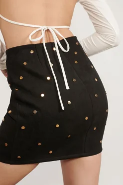 Tobi Gone Bad Studded Mini Skirt -