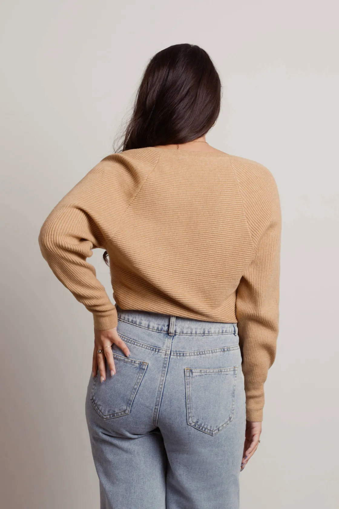 Tobi Got It All Plunging Sweater -