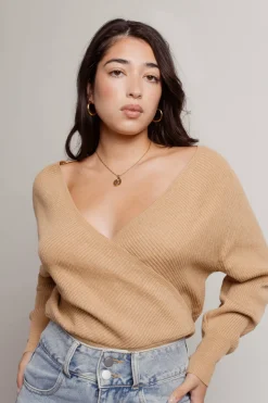 Tobi Got It All Plunging Sweater -