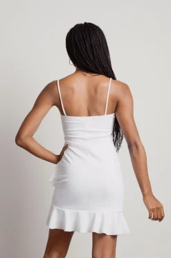Tobi Grad Day Square Neck Cami Mini Dress - Black